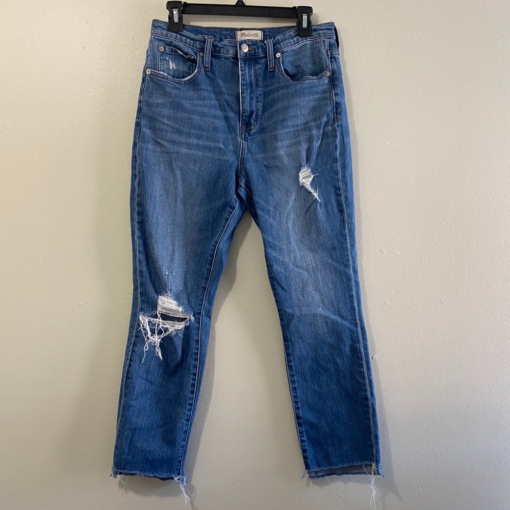 Madewell Distressed Slim Boyfriend Jean